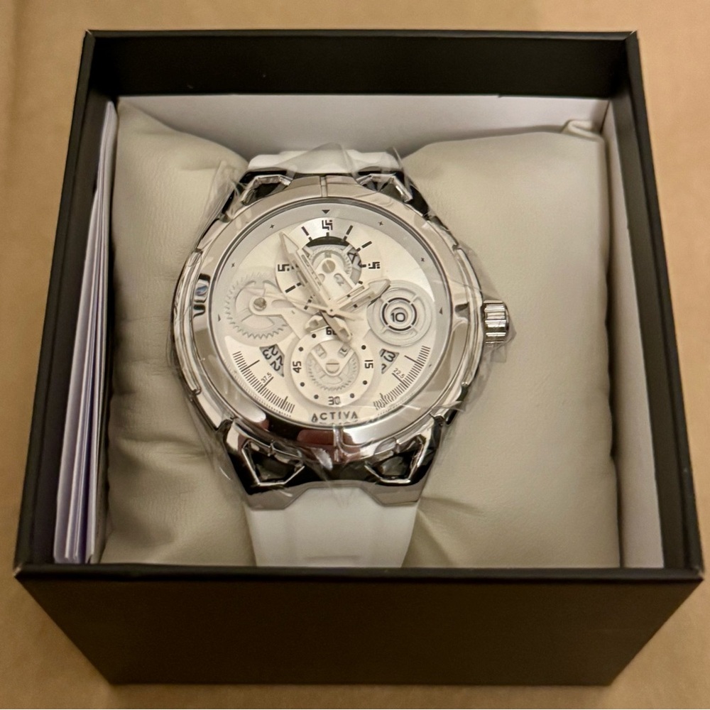 Activa by Invicta Men’s Watch White and Silver